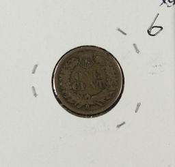 1864 CN - Indian Head Cent - VG