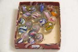 Box of 20 Swirl Marbles