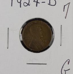 1924 D Lincoln Cent - G