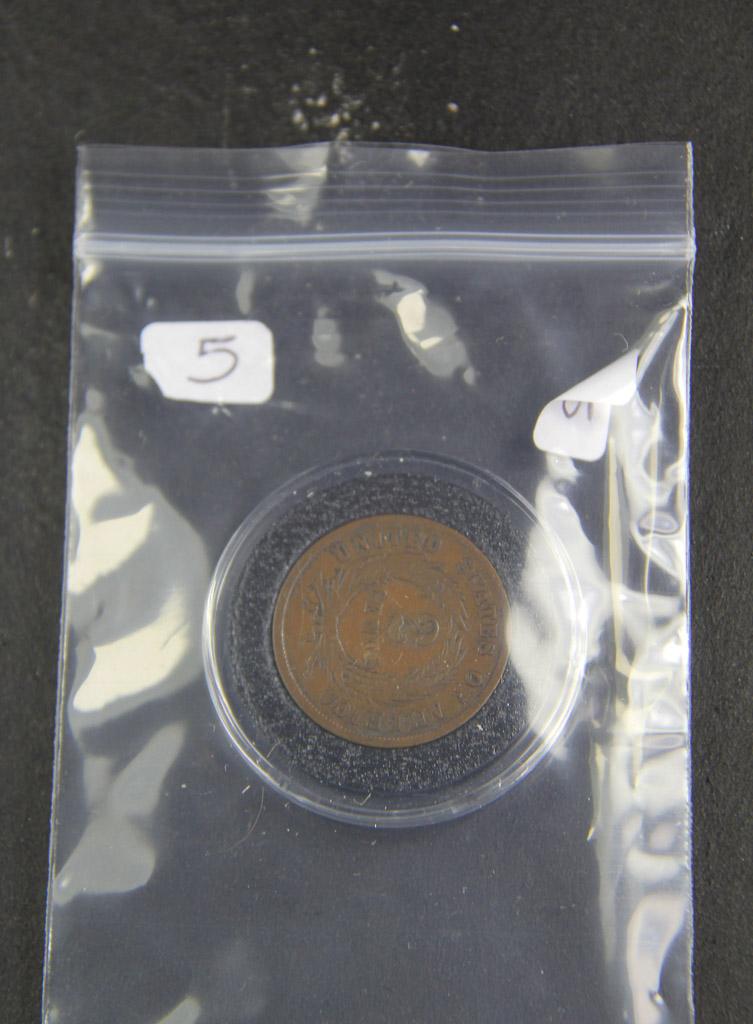 1865 - Two Cent Piece - UG