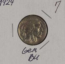 1924 - Buffalo Nickel - BU