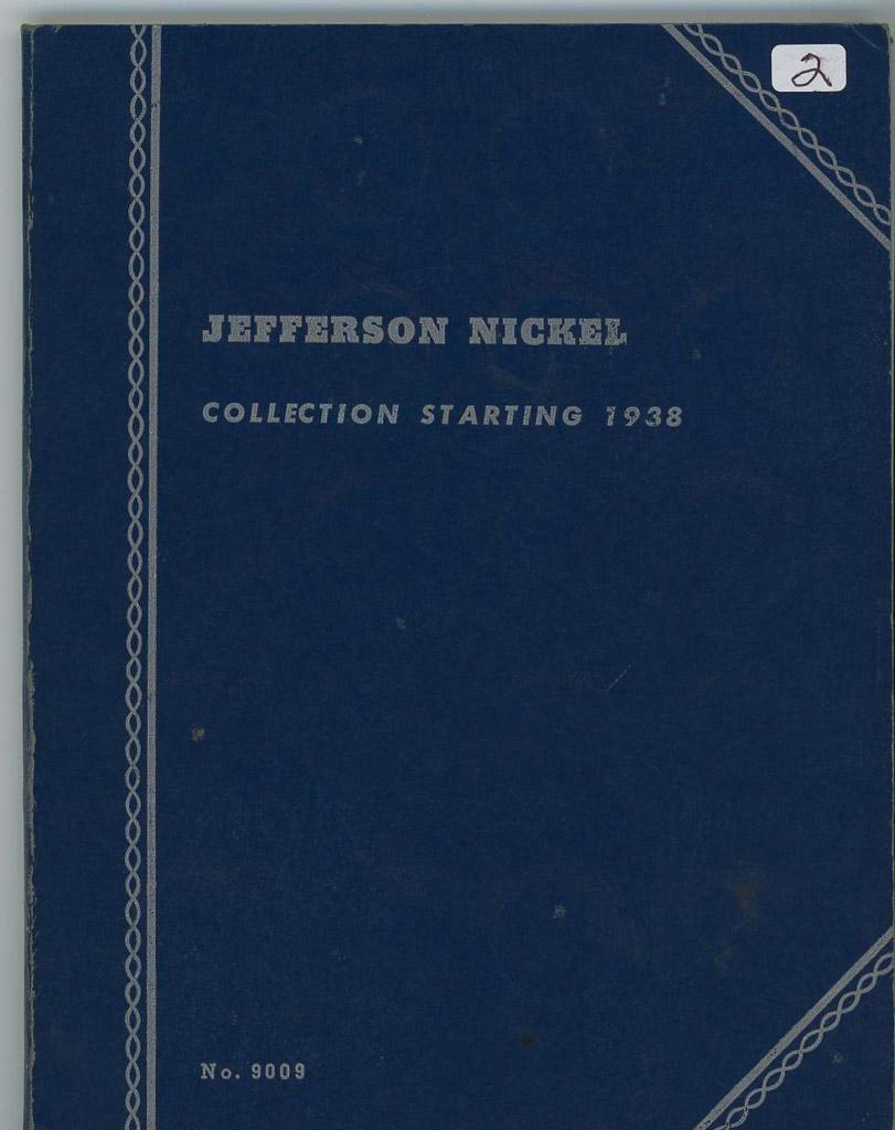 COMPLETE JEFFERSON NICKEL SET 1938 - 1959