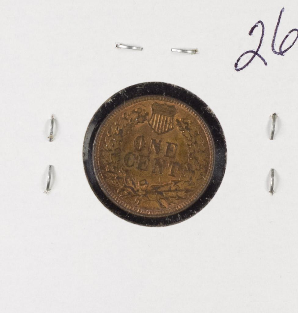 1895 INDIAN HEAD CENT - UNC - RED/BROWN
