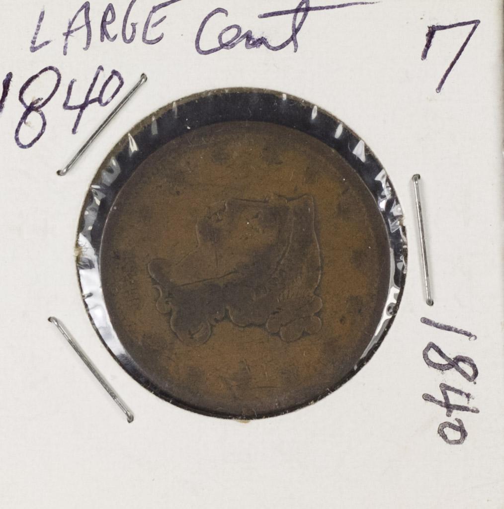 1840 BRAIDED HAIR LARGE CENT - G