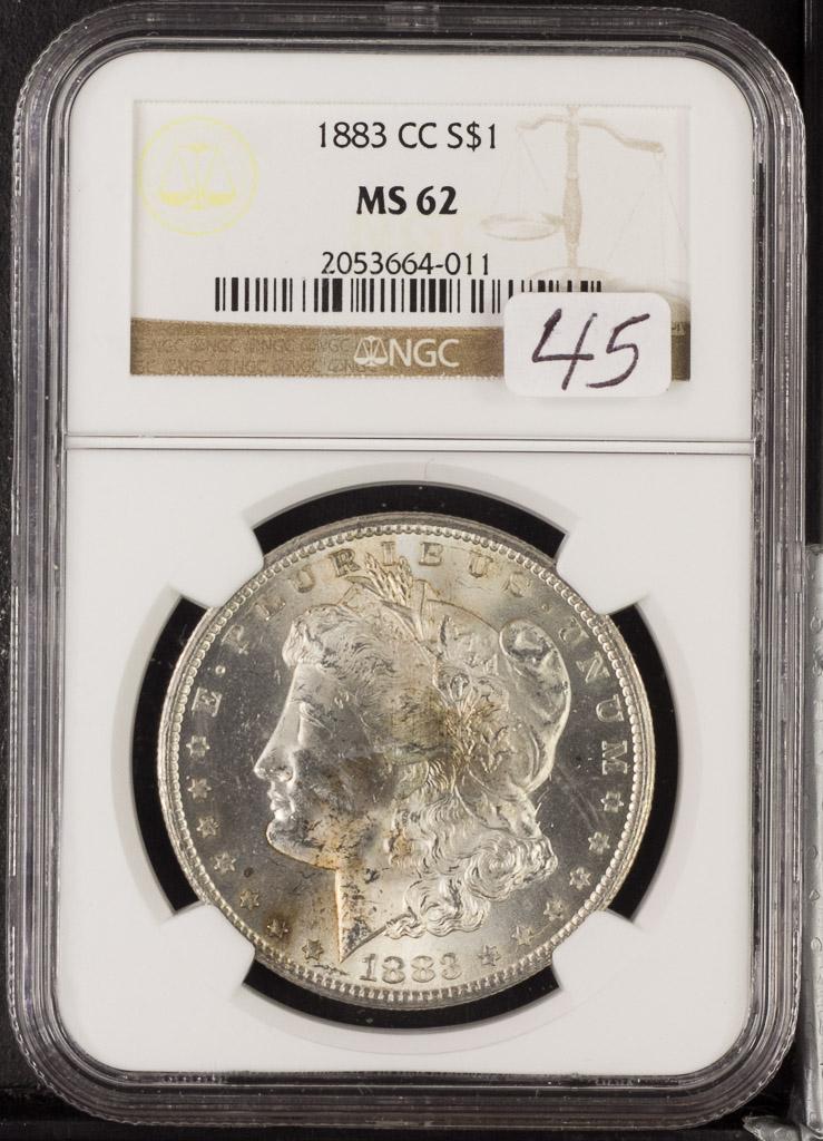 1883 - CC NGC MS62 - MORGAN DOLLAR