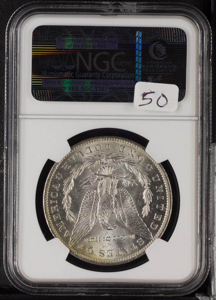 1885 -O NGC MS-63 - MORGAN DOLLAR