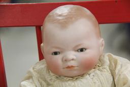 14" German Bisque Bye-lo Baby Brown Eye Doll