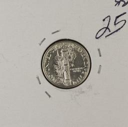 1927 - MERCURY DIME - BU