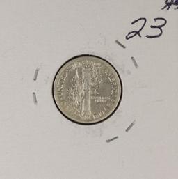 1920 - MERCURY DIME - XF