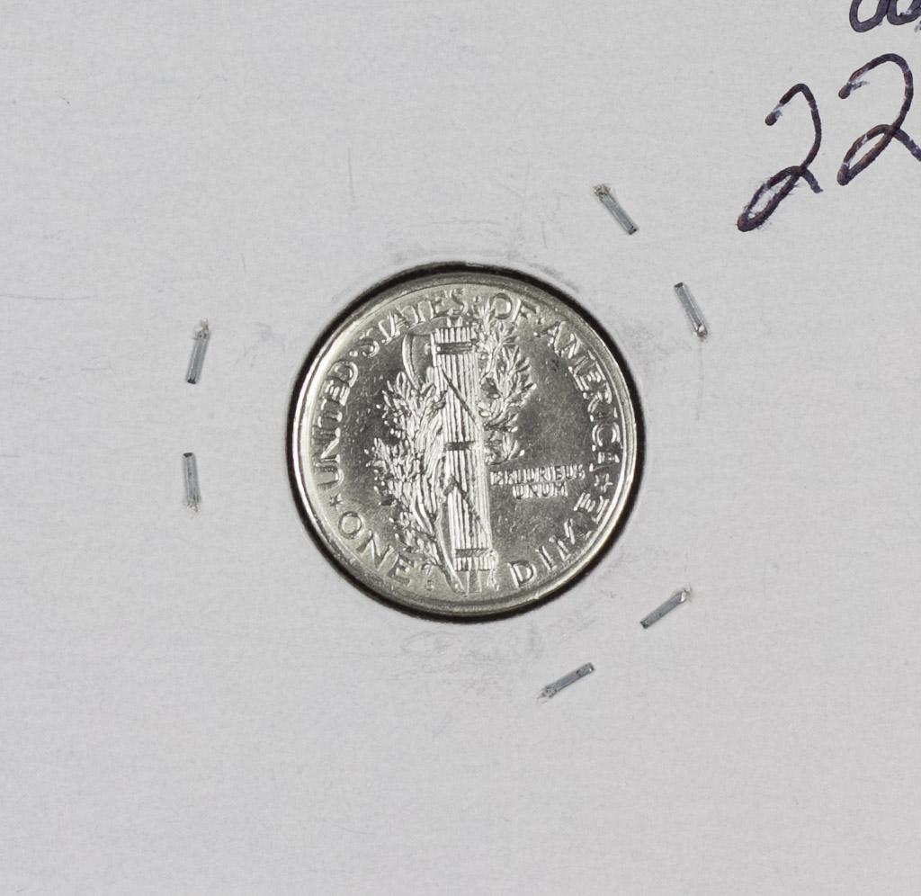 1919-S MERCURY DIME - CH BU