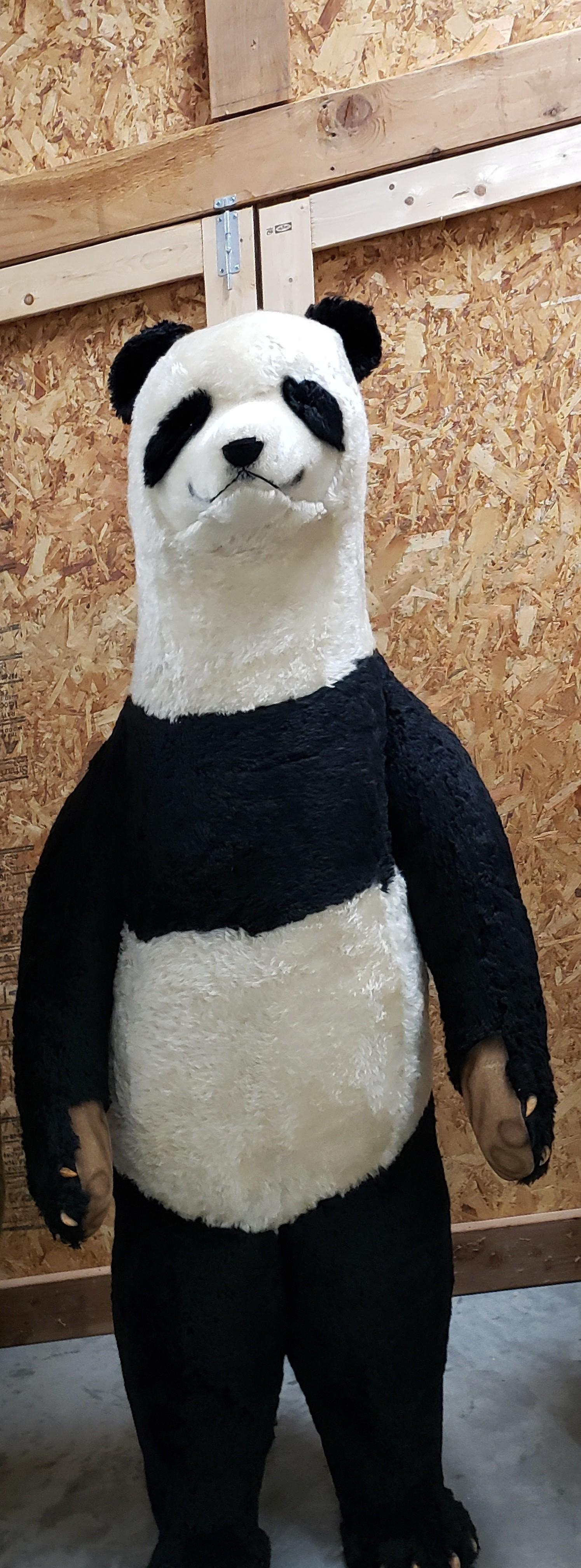 GERMAN STEIFF STORE DISPLAY STUDIO PANDA BEAR 6 FOOT TALL