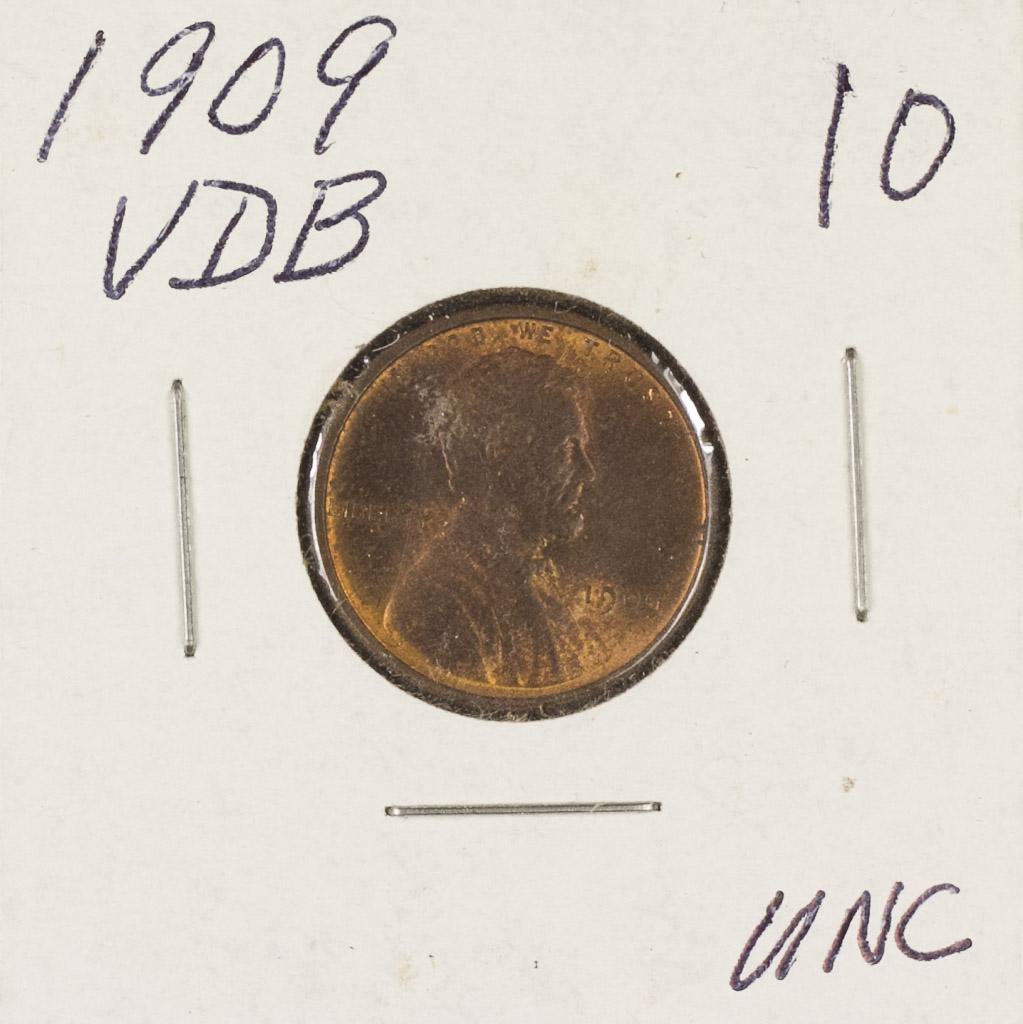 1909-VDB LINCOLN CENT - UNC
