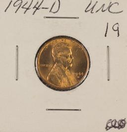 LOT OF 20 - BURED UNC LINCOLN CENTS - 1942-1958