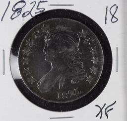 1825 - CAPPED BUST HALF DOLLAR - XF