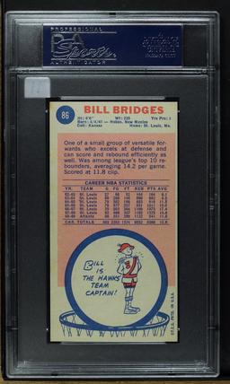Bill Bridges** 1969 Topps #86 (RC) PSA-NM 7