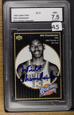 Wilt Chamberlain 1992 Upper Deck Heroes