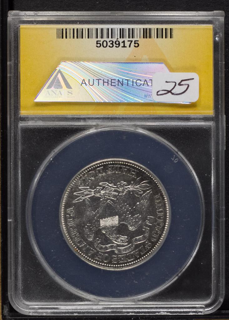 1876-CC ANACS EF -45 DETAILS LIBERTY SEATED HALF DOLLAR