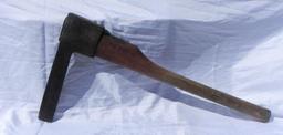 Early German blacksmith forged trolley axe