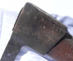 Early German blacksmith forged trolley axe
