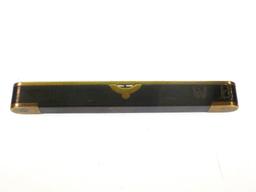 Solid Ebony & Brass 8" Spirit Level