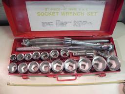 21 piece 3/4" drive socket set