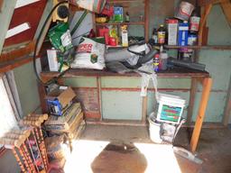 Contents of shed