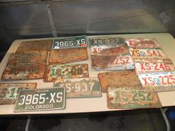 Large Colorado license plate collection