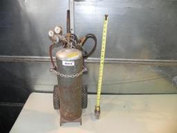 Small acetylene set up