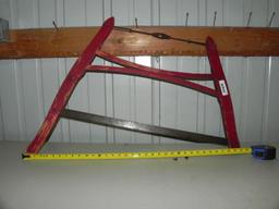 Antique bow saw.