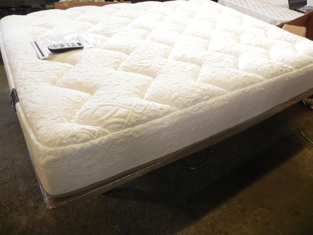 Queen size Temper-Pedic Temur-Ergo Premier adjustable base with Urban virtues integrity mattress.