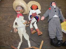 Hand made dolls lot