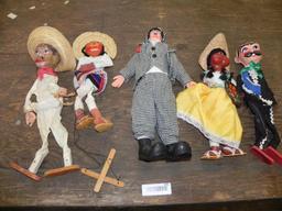 Hand made dolls lot