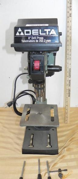 Delta 8" drill press in great working condition.