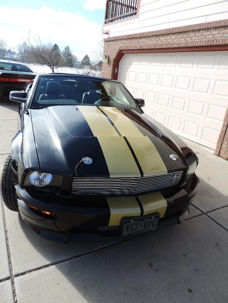 Gorgeous 2007 Shelby GT-H convertible # 228 of only 500 made and signed by Carrol Shelby.