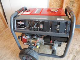 Like new Briggs & Stratton Elite series 8000 watt generator with .8 hours.