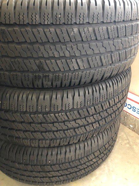 2 sets Goodyear Wrangler SR-A M+S tires in P275/60R20