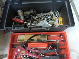 Cordstrap strapping tool, riveter, sockets, Irwin Forstner bits and more.