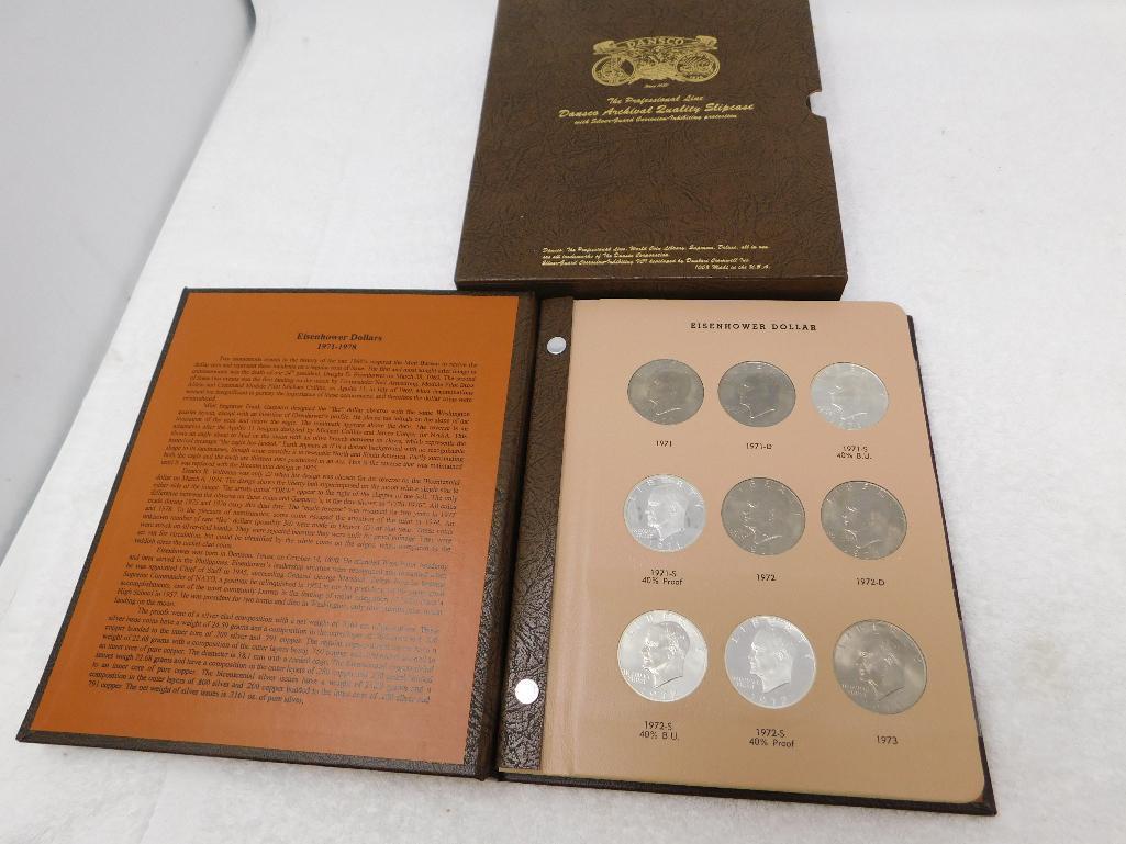 US Eisenhower Dollar coins