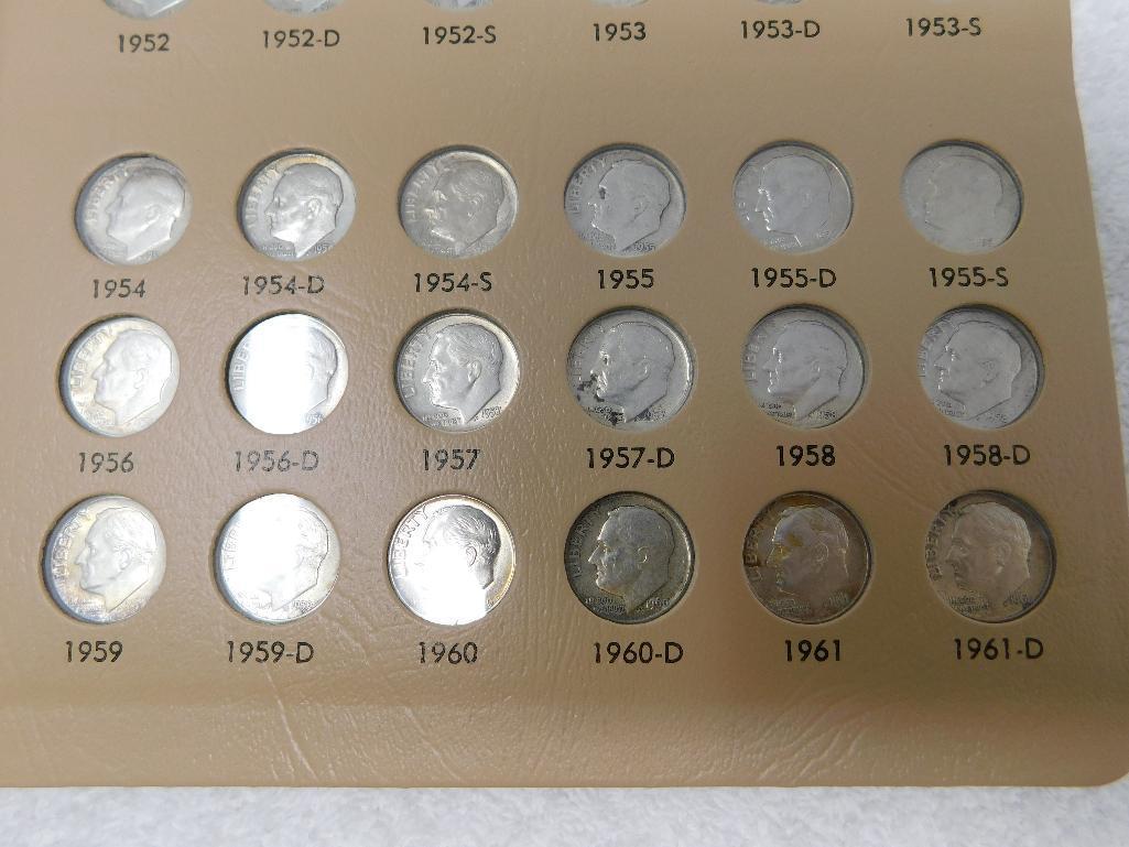 US Roosevelt dime coins