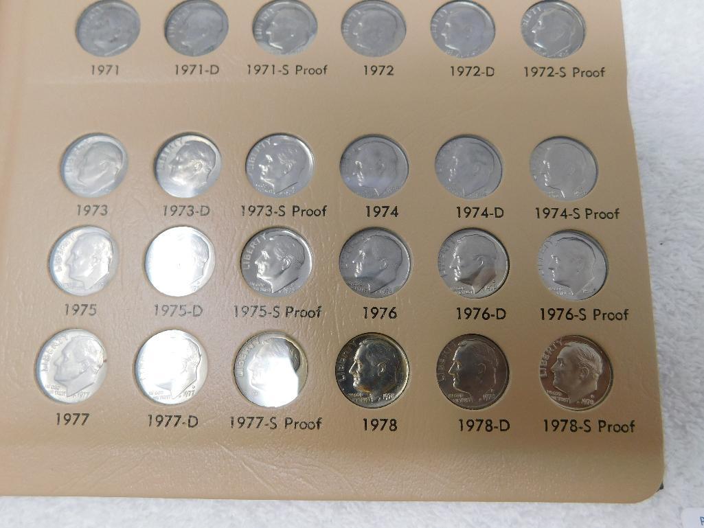 US Roosevelt dime coins