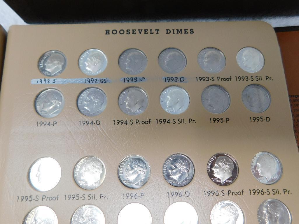 US Roosevelt dime coins