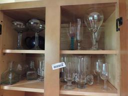 Kitchen glassware lot.