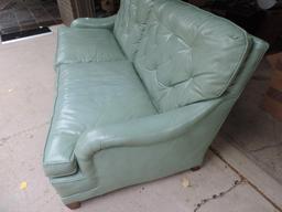 6' mint green mid century couch.