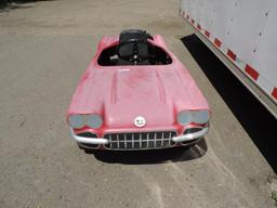 Manco go cart with 1959 Corvette fiberglass body (not running).