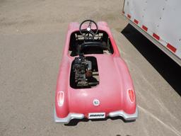 Manco go cart with 1959 Corvette fiberglass body (not running).