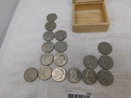 Eisenhower US dollar coins