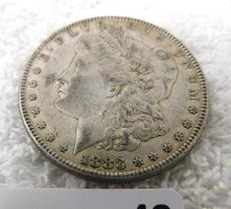 1893 Morgan dollar coin