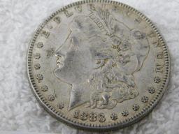 1893 Morgan dollar coin