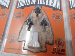 Tooth of the Arrow 85 grain broadheads