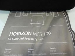 Boston Acoustic Horizon MCS 100 surround sound system with original box (tested operable).